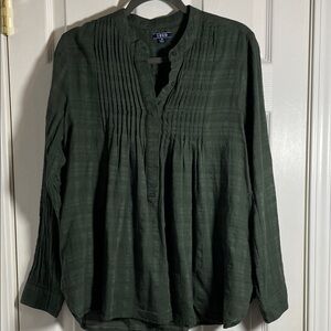 Izod Dark Green Blouse